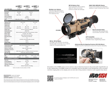 InfiRay Outdoor RICO HYBRID 384 90 Hz 3x 50mm Multi-function Thermal Rifle Scope ($1600 off currently AND Free Laser Range Finder Promotion!)