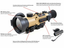 InfiRay Outdoor RICO HYBRID 640 4x 75mm Multi-function Thermal Rifle Scope ($3150 off currently AND Free Laser Range Finder Promotion!)