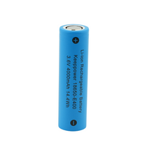 ***RIX OPTICS REPLACEMENT FLAT TOP*** KeepPower Flat Top 18650 E400 Rechargeable Li-ion Battery High Capacity 4000mAh (2 Pieces) ***Extended Runtime***