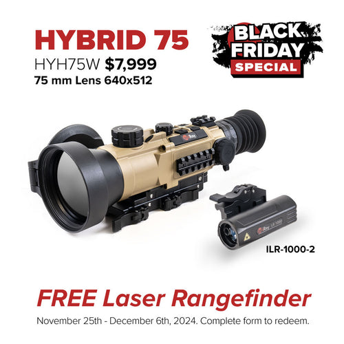 InfiRay Outdoor RICO HYBRID 640 4x 75mm Multi-function Thermal Rifle Scope (Free LRF Promotion thru Dec 6th!)