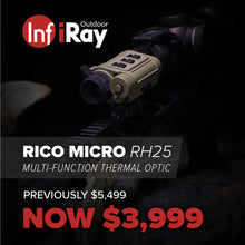 InfiRay Outdoor RICO 640 MICRO RH25 1x 25mm Multi-Purpose Helmet Mountable / Monocular / Clip-On / Rifle Scope ($1500 off currently!)