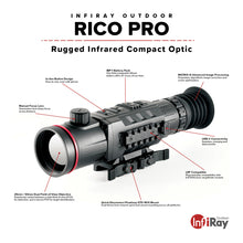 iRay RICO PRO 640 Variable 25/50mm Thermal Rifle Scope