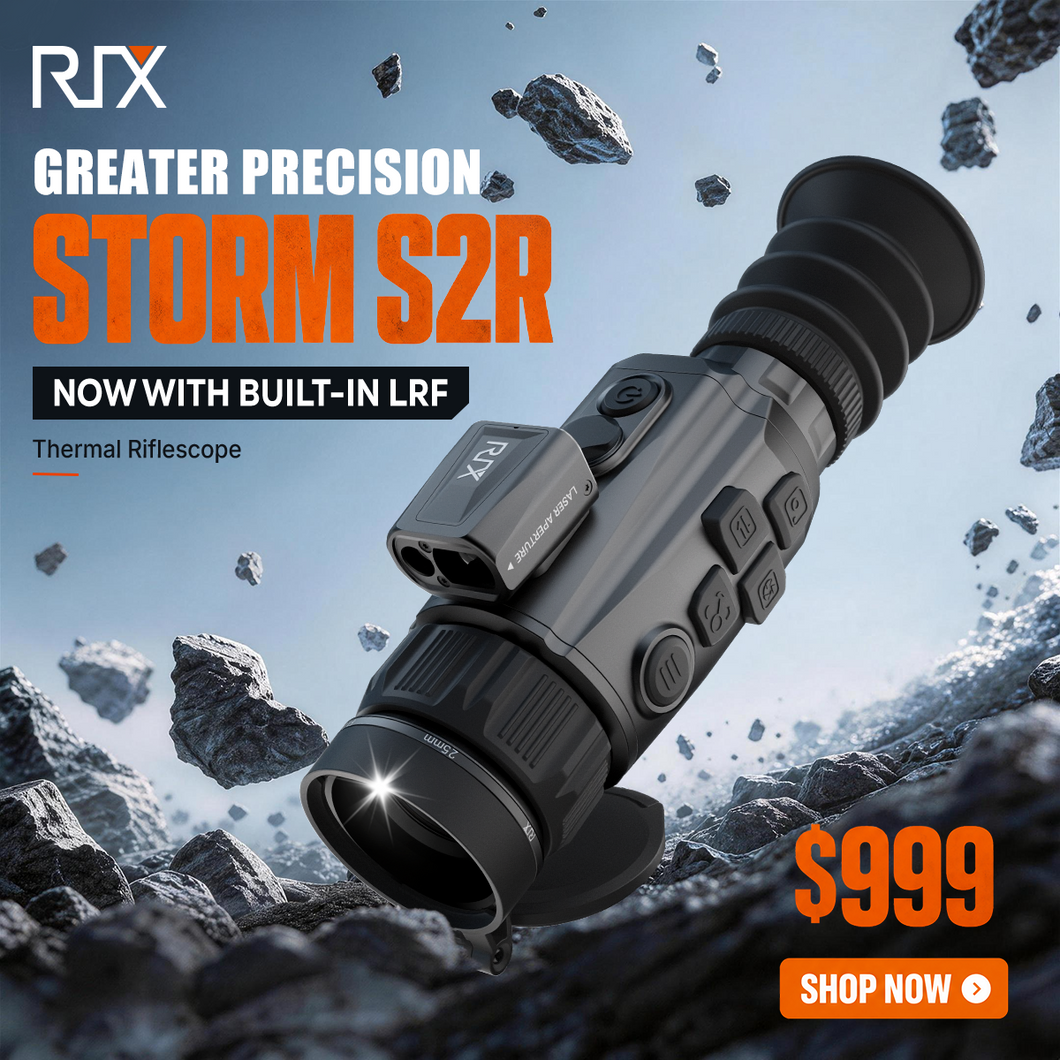 Rix STORM S2R LRF 25mm 256 3.5x Thermal Rifle Scope