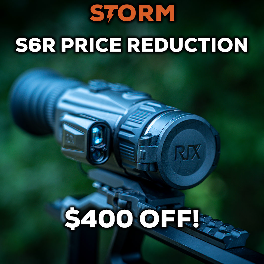 Rix STORM S6R LRF 35mm 640 2x Thermal Rifle Scope ***$400 OFF!***