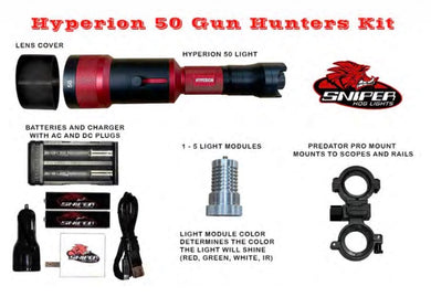 Sniper Hog Lights Hyperion 50 Gun Hunters Kit