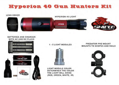 Sniper Hog Lights Hyperion 40 Gun Hunters Kit