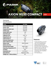 Pulsar Axion Compact XG30 2-16x 30mm Thermal Monocular **WITH FREE ACCESSORIES!**