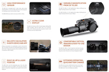 Rix DBH D12 LRF 75mm 1280 3x Thermal Rifle Scope