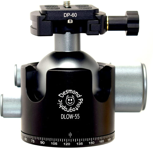 Desmond DLOW-55R 55mm Low Profile Ball Head with w Rapid Clamp