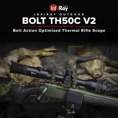 iRay Bolt 640 TH50C Version 2 3.5x 50mm Thermal Rifle Scope