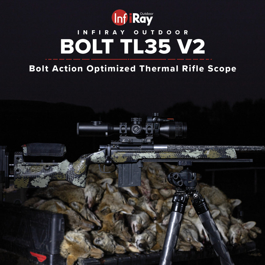 iRay Bolt 384 TL35 Version 2 3x 35mm Thermal Rifle Scope