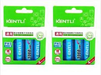 8 Pack Kentli PH5 AA 3000mWh