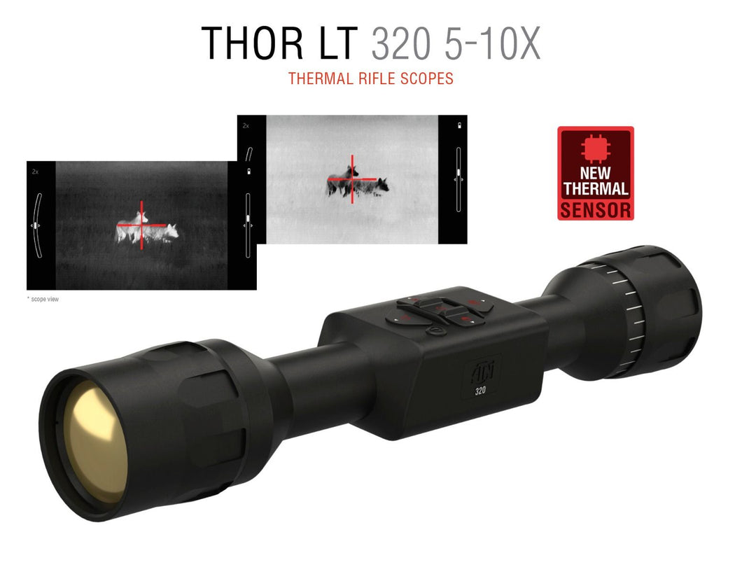 ATN ThOR LT 320, 5-10x Thermal Rifle Scope